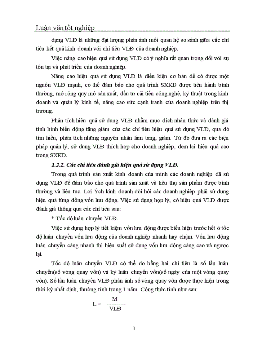image for page Quản trị và nâng cao hiệu quả sử dụng vốn lưu động tại Công ty In Thương mại Dịch vụ Ngân hàng 1