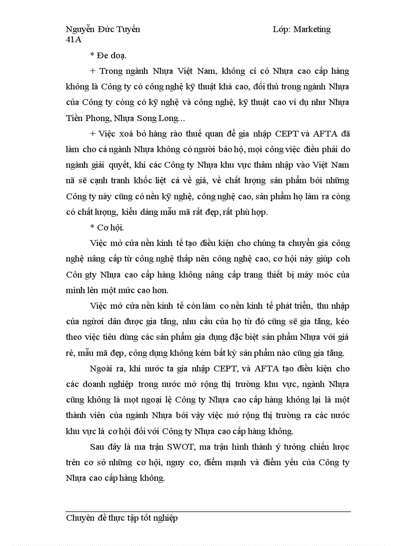 image for page Chiến lược sản phẩm cho khách hàng công nghiệp tại Công ty Nhựa cao cấp Hàng Không 1