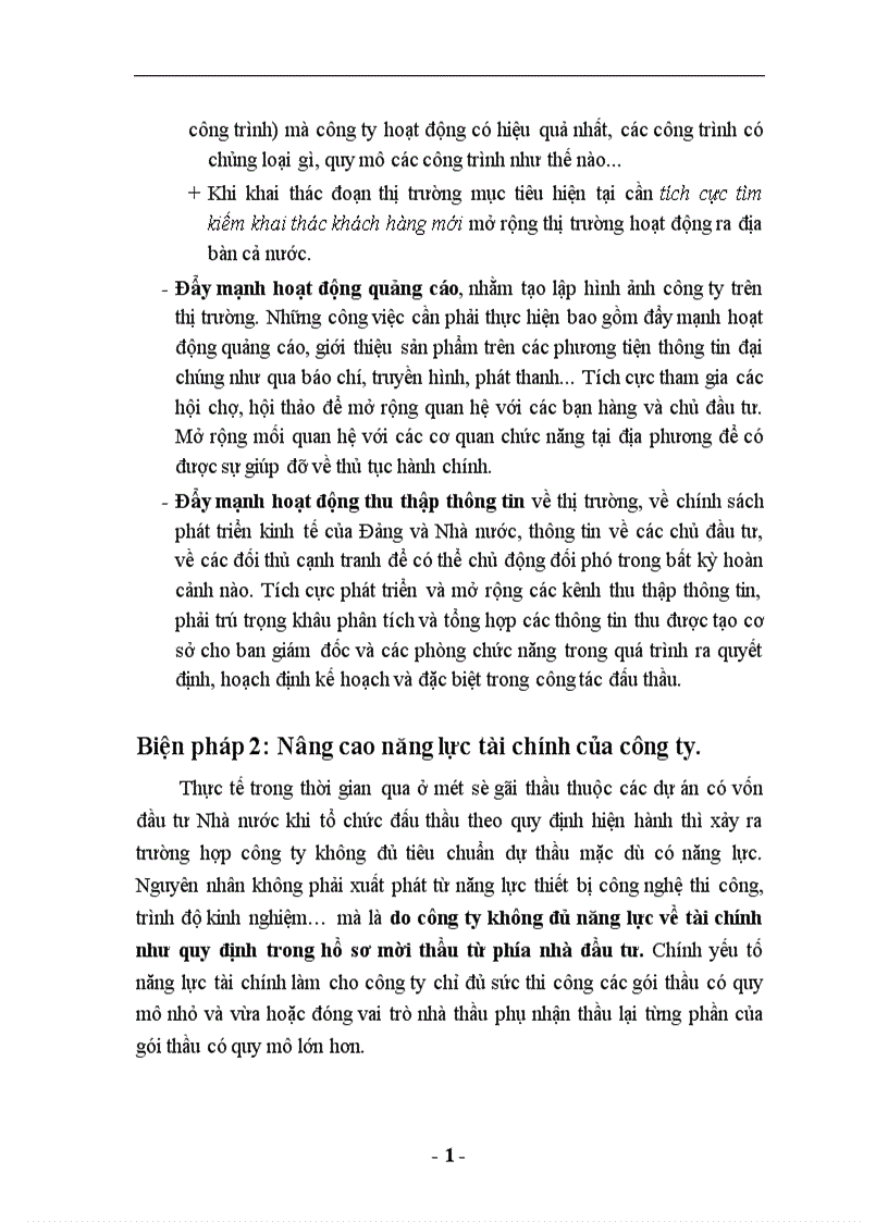 image for page Một số giải pháp nhằm nâng cao hiệu quả hoạt động đấu thầu tại Công ty xây dựng và lắp máy điện nước số 3