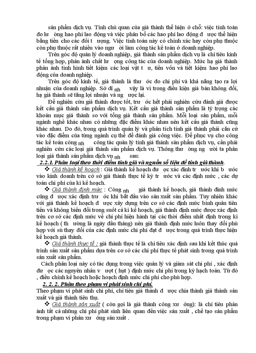 image for page Tính Giá Thành Sản Xuất Của Sản Phẩm Sản Xuất 1