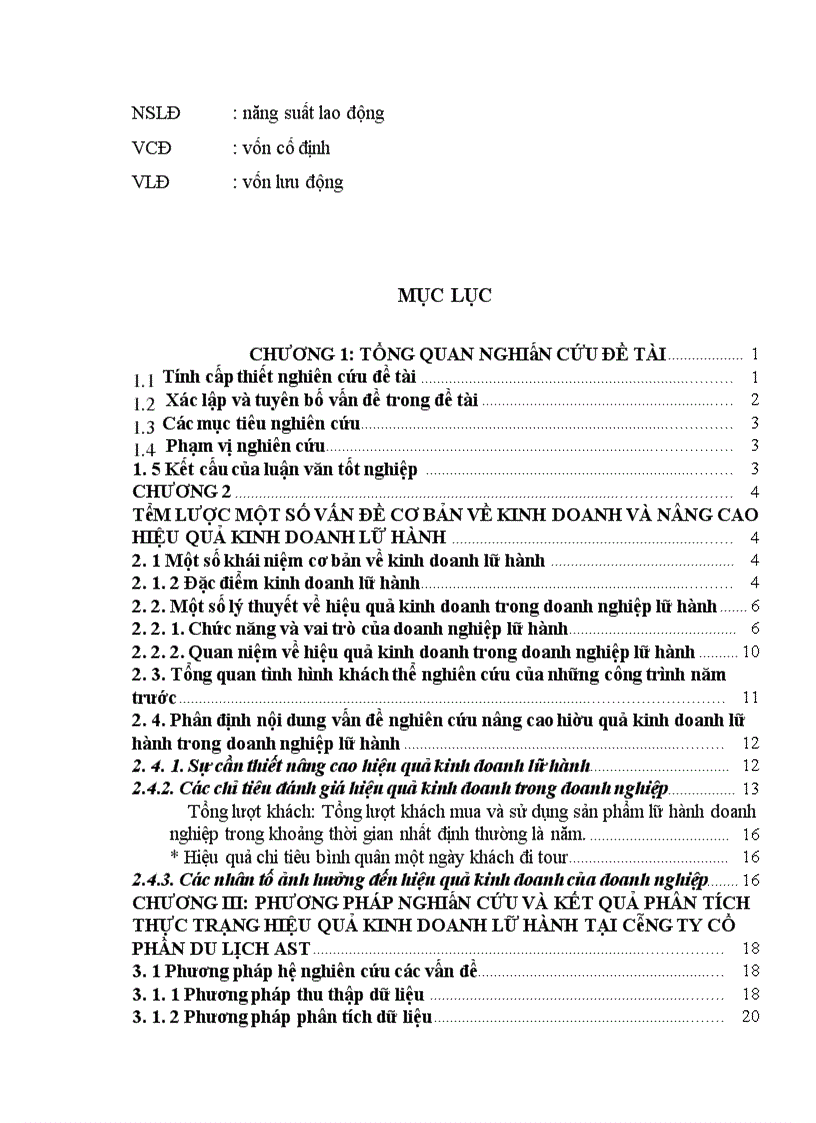 image for page Giải pháp nâng cao hiệu quả kinh doanh lữ hành tại công ty cổ phần du lịch AST