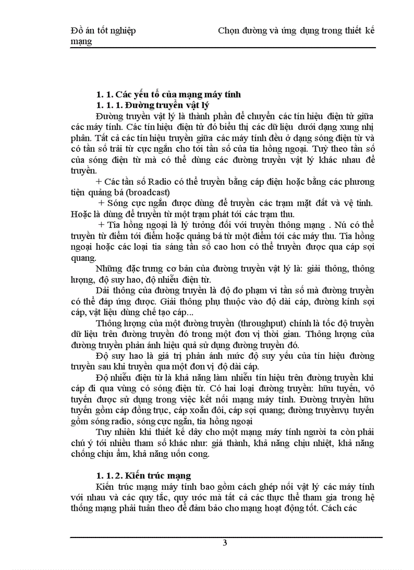 image for page Chọn đường và ứng dụng trong thiết kế mạng