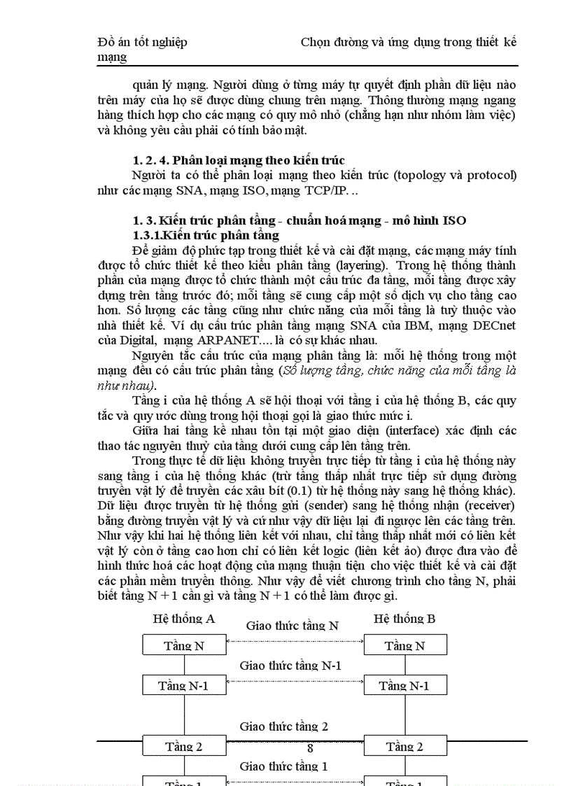 image for page Chọn đường và ứng dụng trong thiết kế mạng