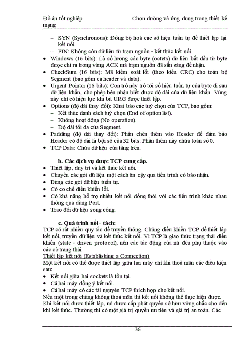 image for page Chọn đường và ứng dụng trong thiết kế mạng