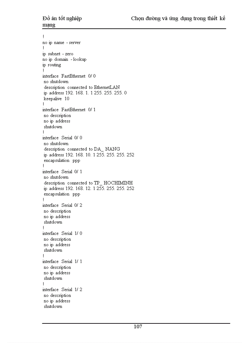 image for page Chọn đường và ứng dụng trong thiết kế mạng