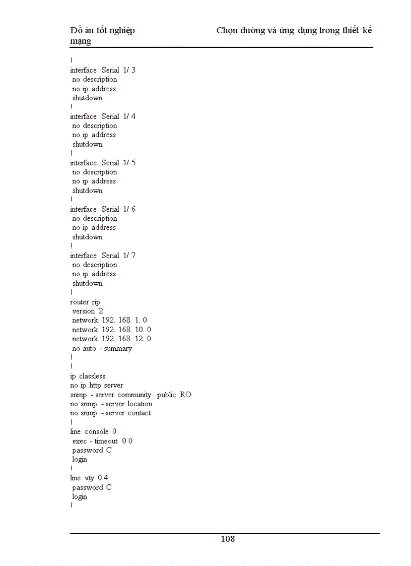 image for page Chọn đường và ứng dụng trong thiết kế mạng