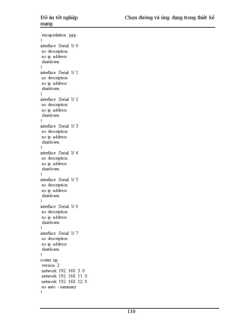 image for page Chọn đường và ứng dụng trong thiết kế mạng