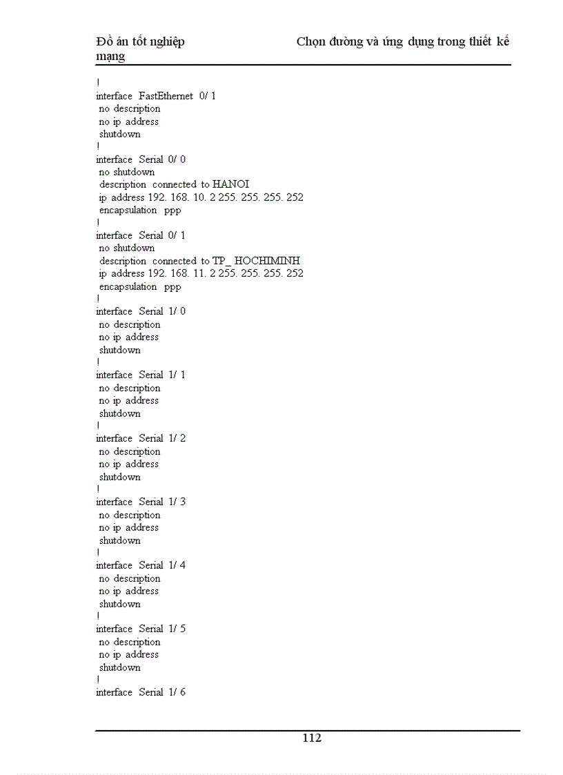 image for page Chọn đường và ứng dụng trong thiết kế mạng