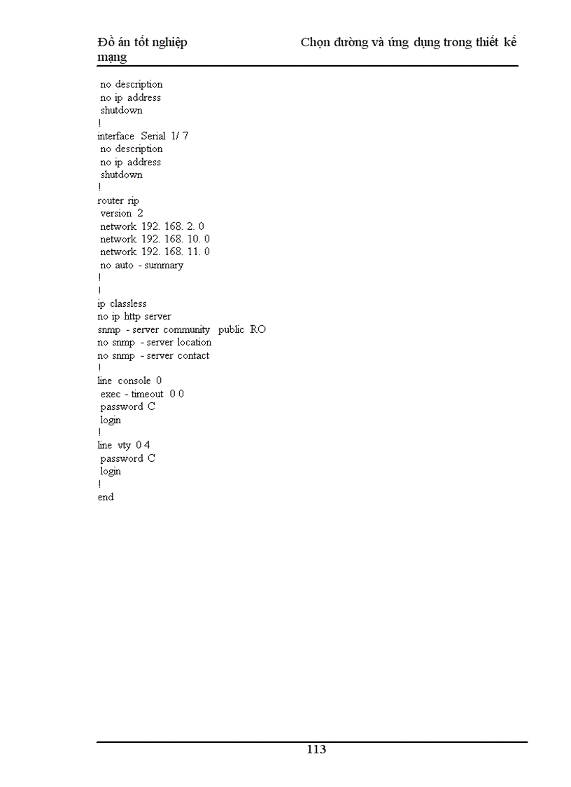 image for page Chọn đường và ứng dụng trong thiết kế mạng