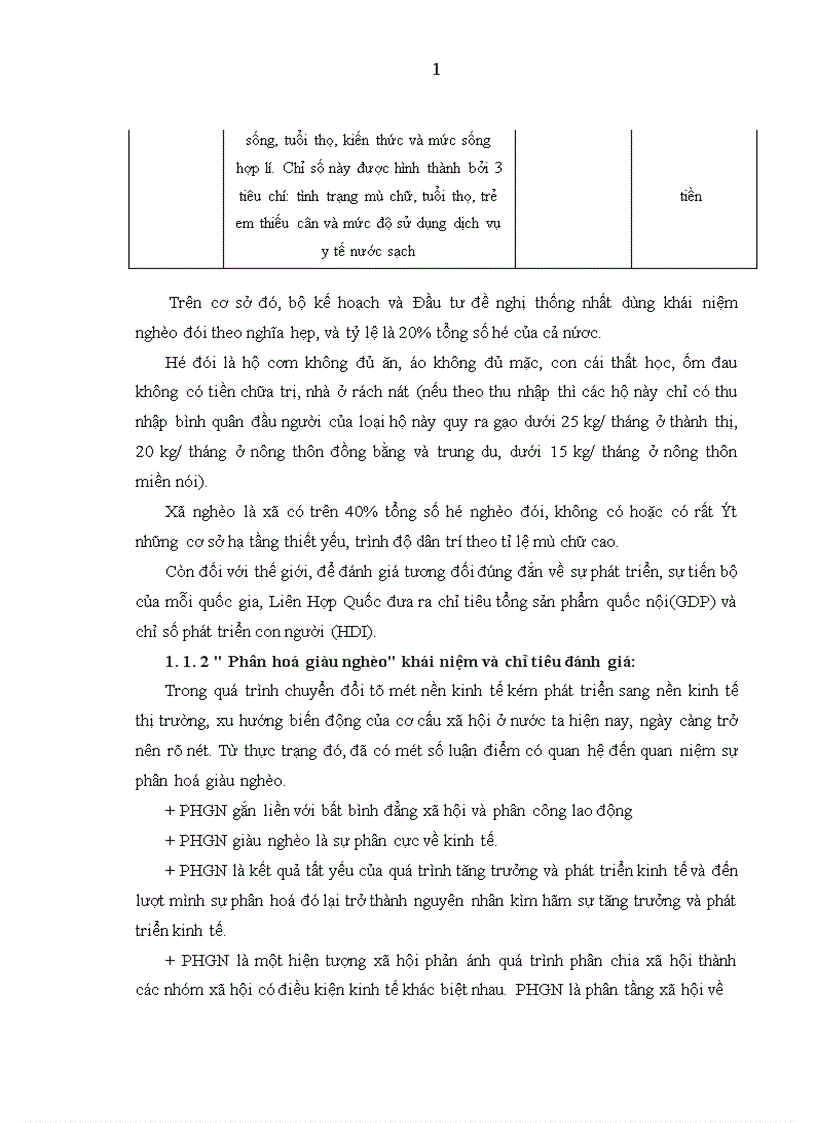 image for page Sự phân hoá giàu nghèo chủ yếu ở nông thôn và thành thị