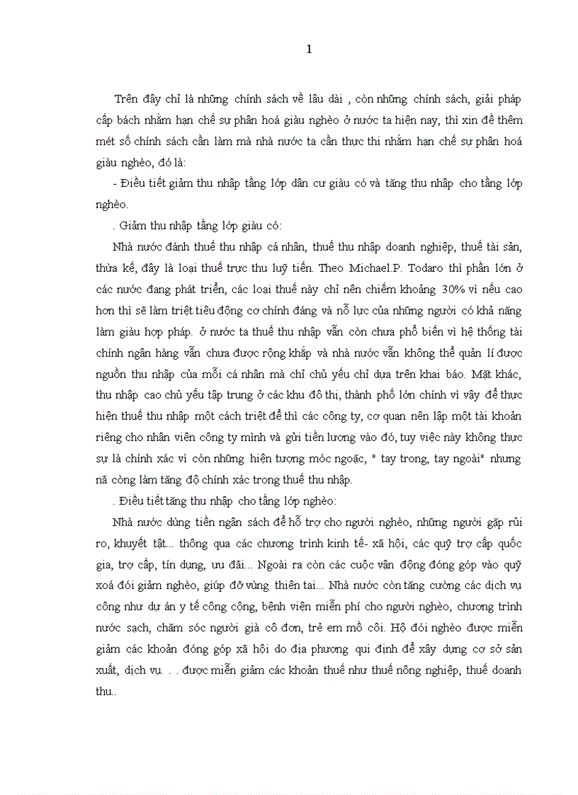 image for page Sự phân hoá giàu nghèo chủ yếu ở nông thôn và thành thị