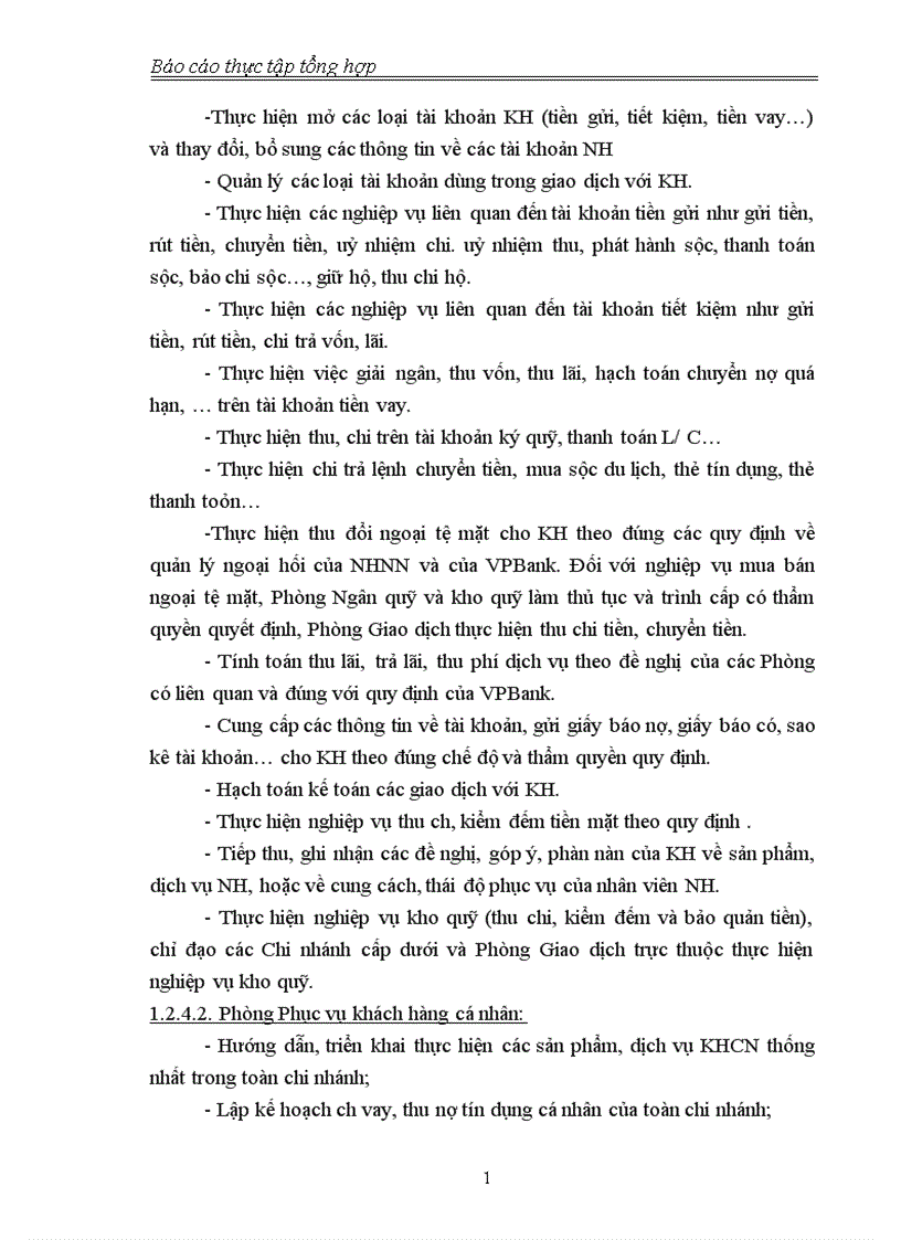 image for page Báo cáo thực tập tổng hợp về Ngân hàng TMCP Ngoài quốc doanh và Chi nhánh Thăng Long