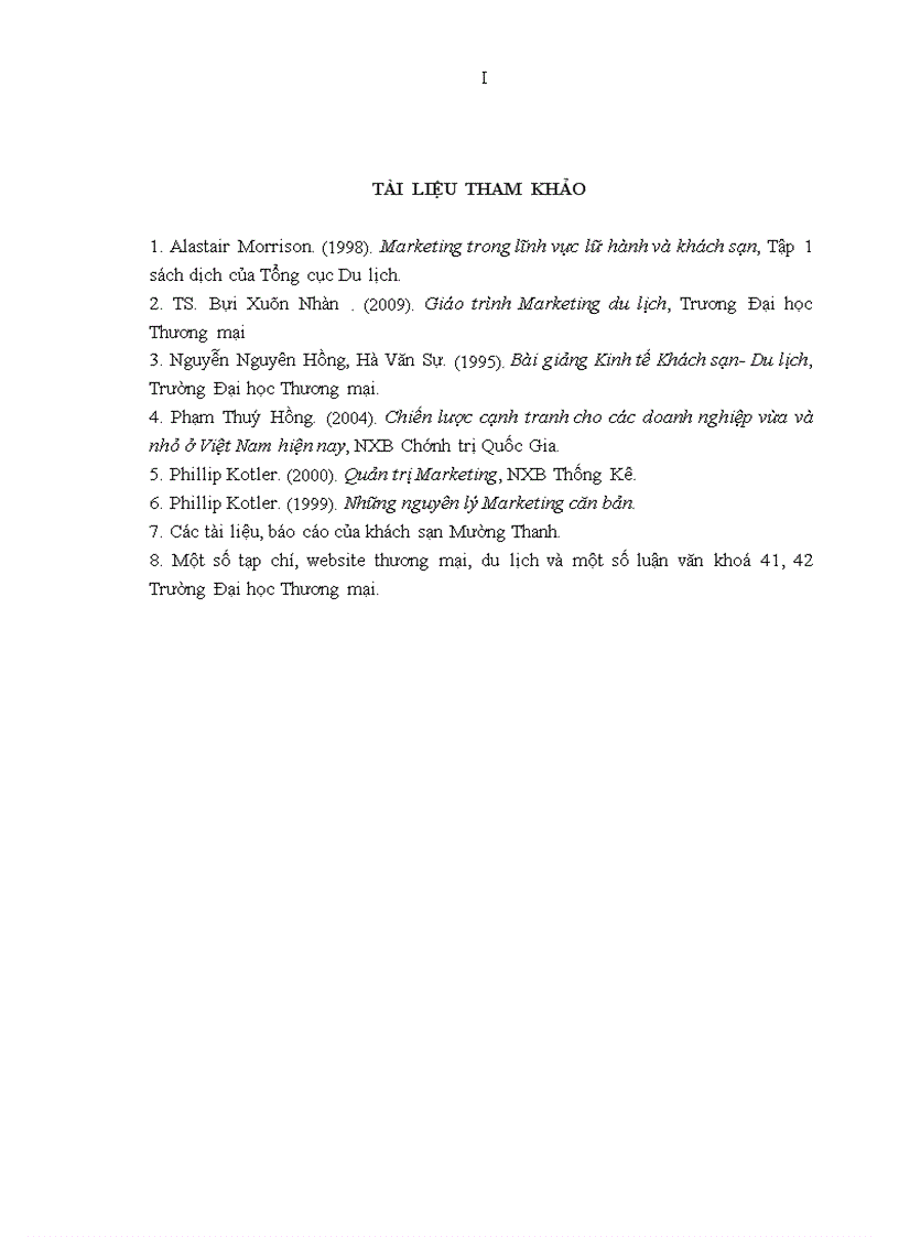 image for page Giải pháp nâng cao sức cạnh tranh marketing trên thị trường khách du lịch Trung Quốc của khách sạn Mường Thanh 1