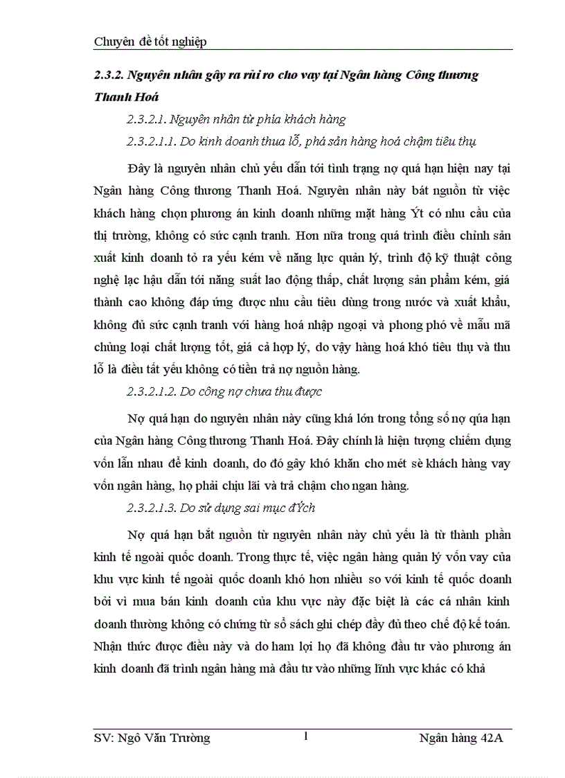image for page Giải pháp phòng ngừa và hạn chế rủi ro trong cho vay tại ngân hàng công thương Thanh Hoá 1