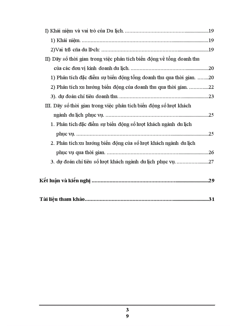 image for page Dãy số thời gian trong việc phân tích và dự đoán thống kê về Du Lịch 1