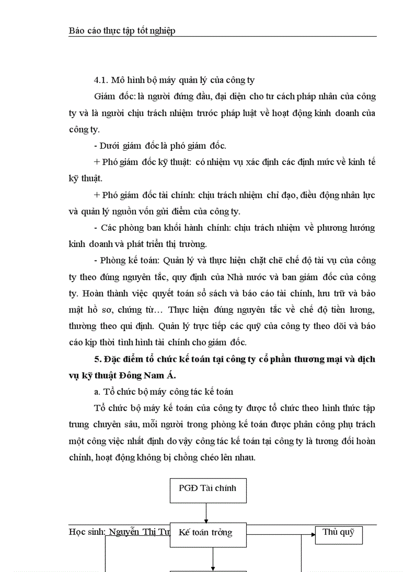 image for page Kế toán tiền lương và các khoản trích theo lương tại Công ty cổ phần Thương Mại và dịch vụ kỹ thuật Đông Nam á 1