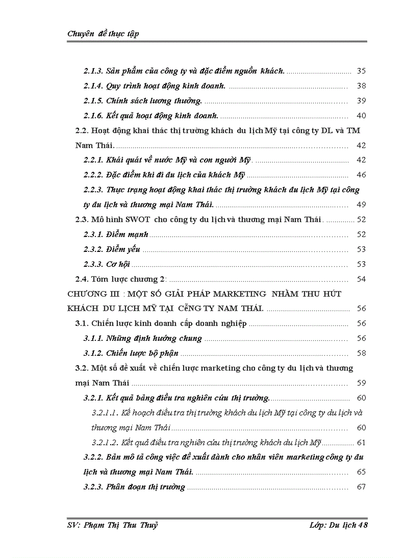 image for page Hoàn thiện hoạt động khai thác thị trường khách du lịch Mỹ bằng các giải pháp Marketing Mix tại công ty du lịch và thương mại Nam Thái