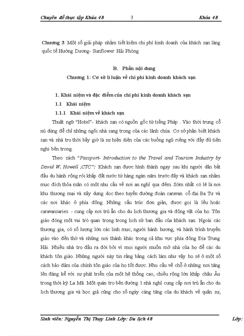 image for page Chi phí kinh doanh và giải pháp tiết kiệm chi phí trong kinh doanh khách sạn tại khách sạn làng quốc tế Hướng Dương Sunflower Hải Phòng 1