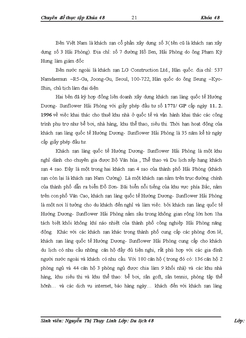 image for page Chi phí kinh doanh và giải pháp tiết kiệm chi phí trong kinh doanh khách sạn tại khách sạn làng quốc tế Hướng Dương Sunflower Hải Phòng 1