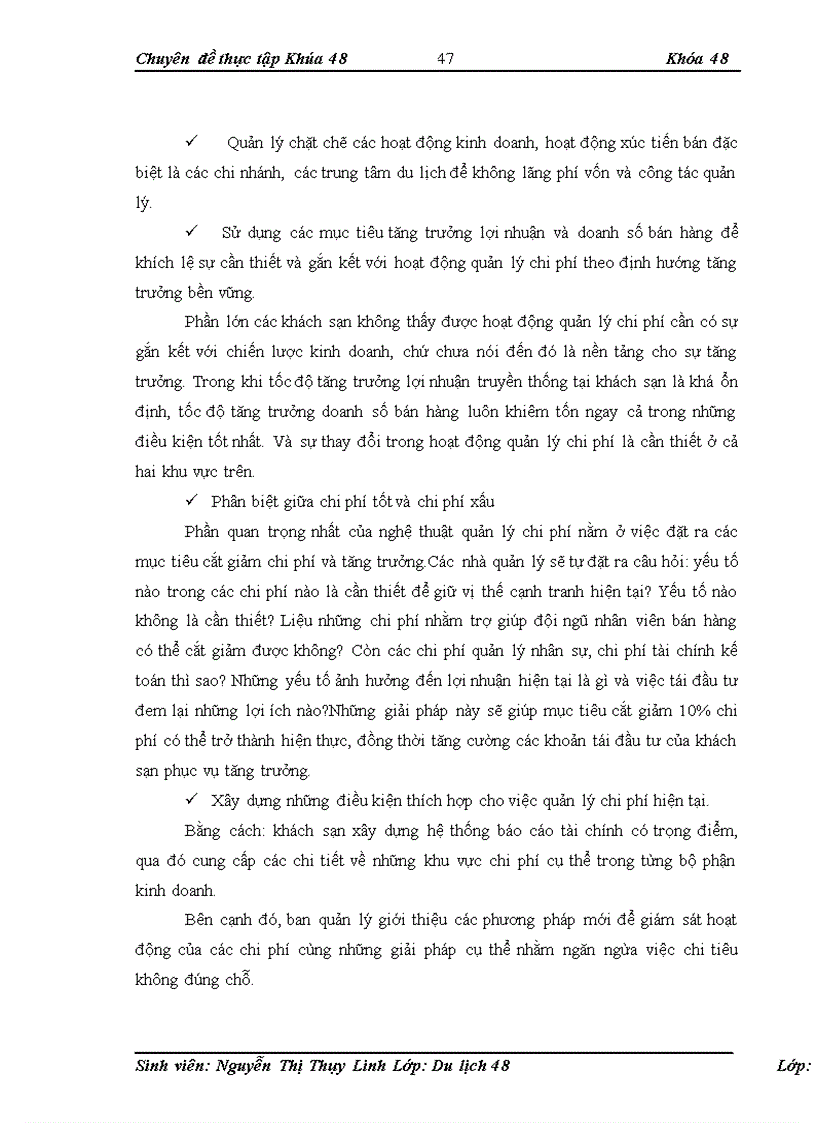 image for page Chi phí kinh doanh và giải pháp tiết kiệm chi phí trong kinh doanh khách sạn tại khách sạn làng quốc tế Hướng Dương Sunflower Hải Phòng 1