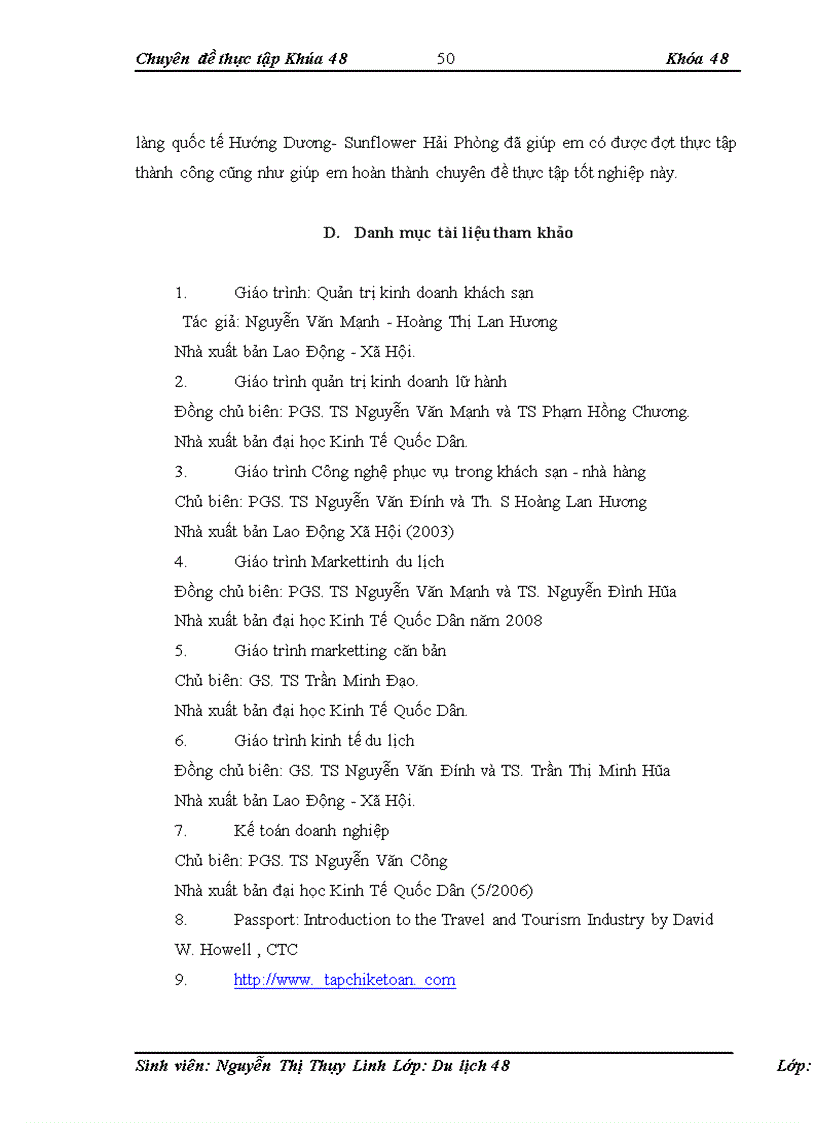 image for page Chi phí kinh doanh và giải pháp tiết kiệm chi phí trong kinh doanh khách sạn tại khách sạn làng quốc tế Hướng Dương Sunflower Hải Phòng 1