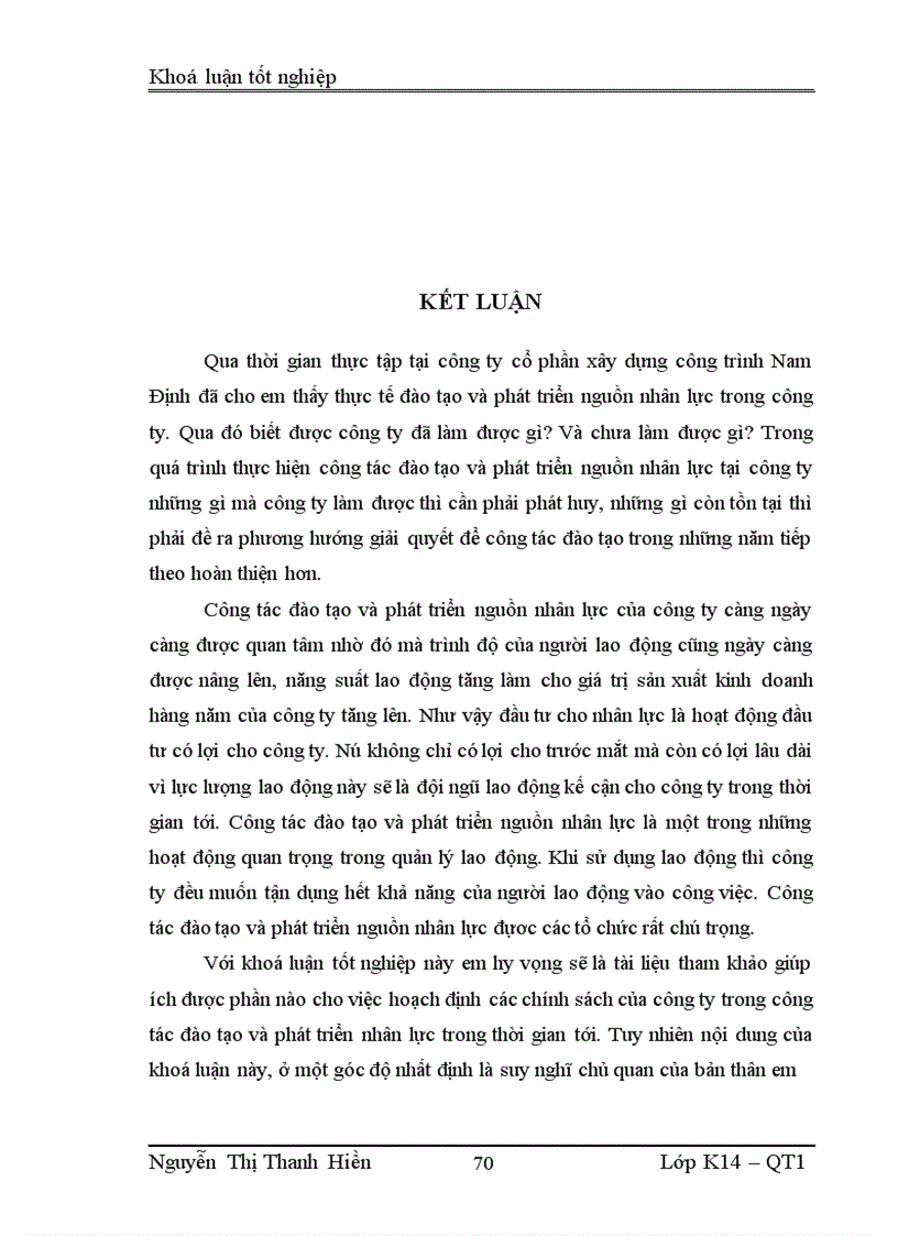 image for page Một số biện pháp nhằm hoàn thiện công tác đào tạo và phát triển nguồn nhân lực ở công ty cổ phần xây dựng công trình Nam Định 1