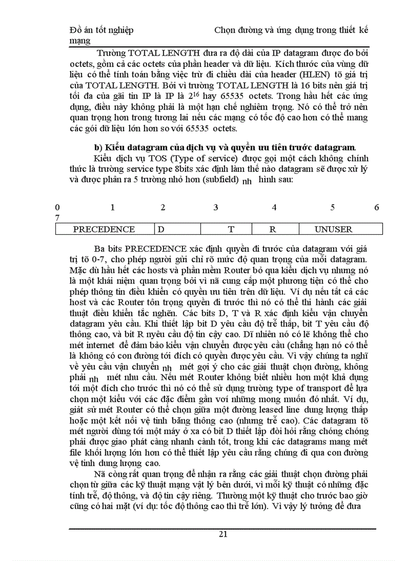 image for page Chọn đường và ứng dụng trong thiết kế mạng 1