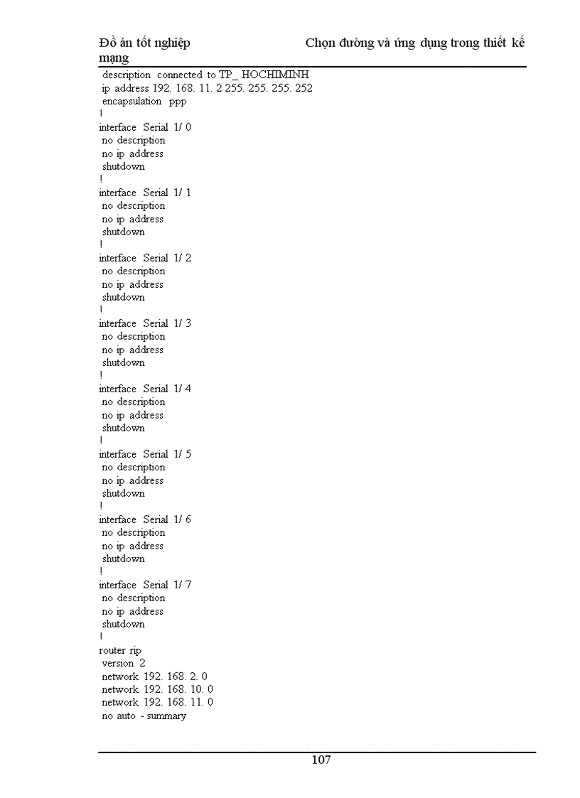 image for page Chọn đường và ứng dụng trong thiết kế mạng 1