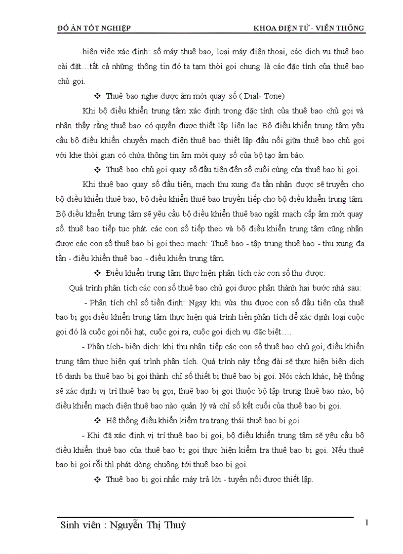 image for page Phân hệ chuyển mạch trong tổng đài điện tử số SPC