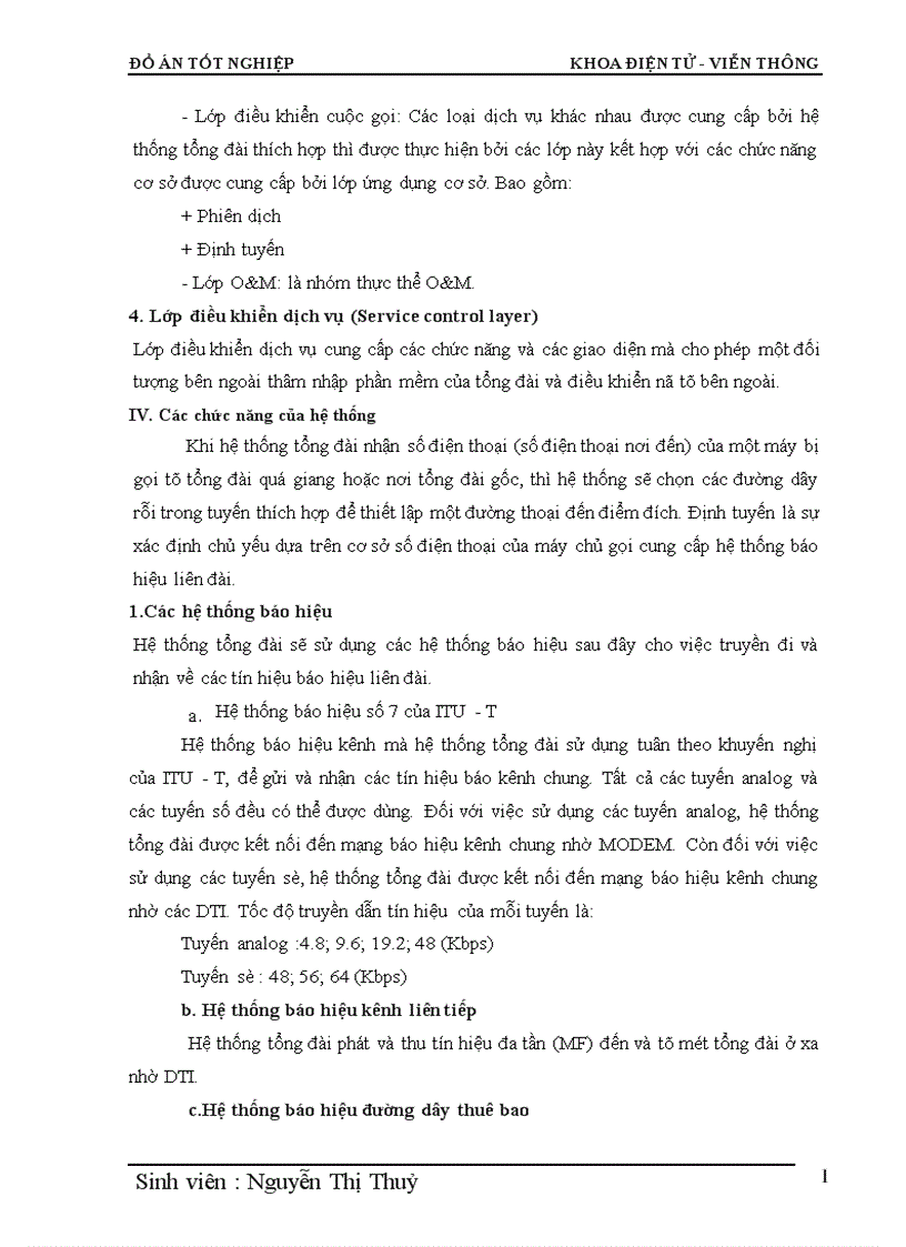 image for page Phân hệ chuyển mạch trong tổng đài điện tử số SPC