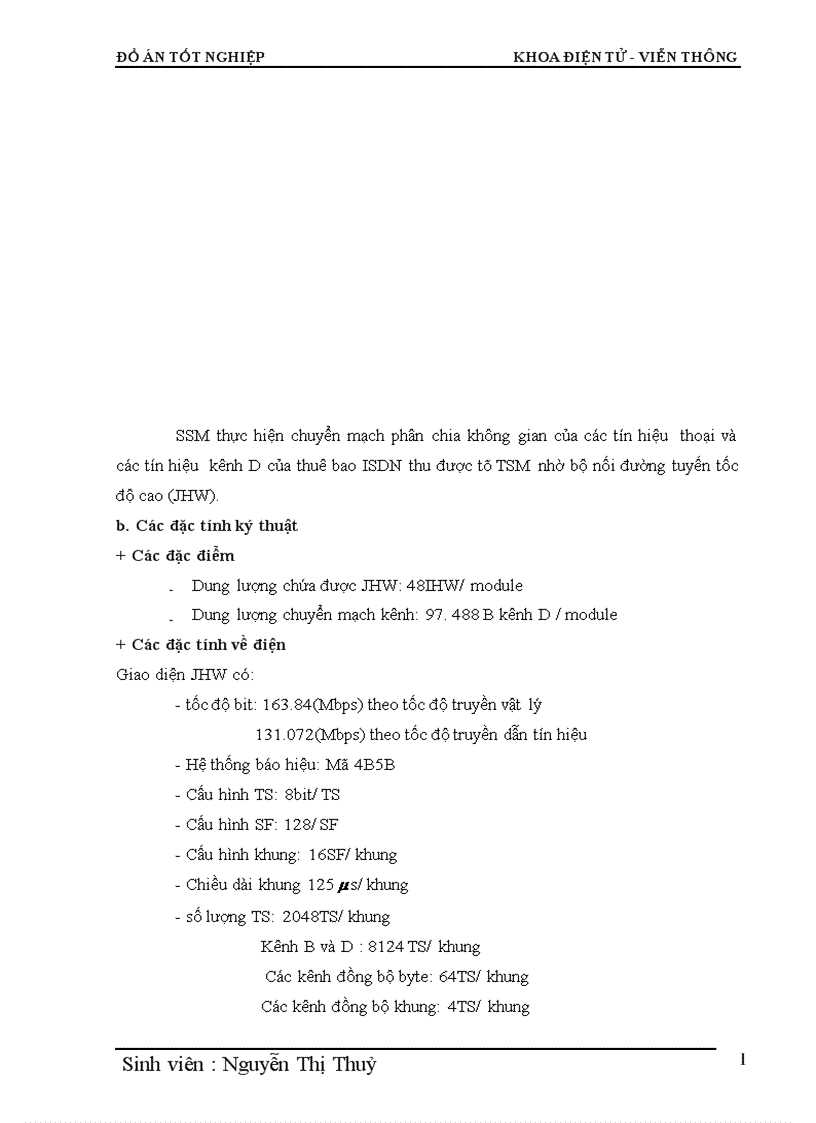 image for page Phân hệ chuyển mạch trong tổng đài điện tử số SPC