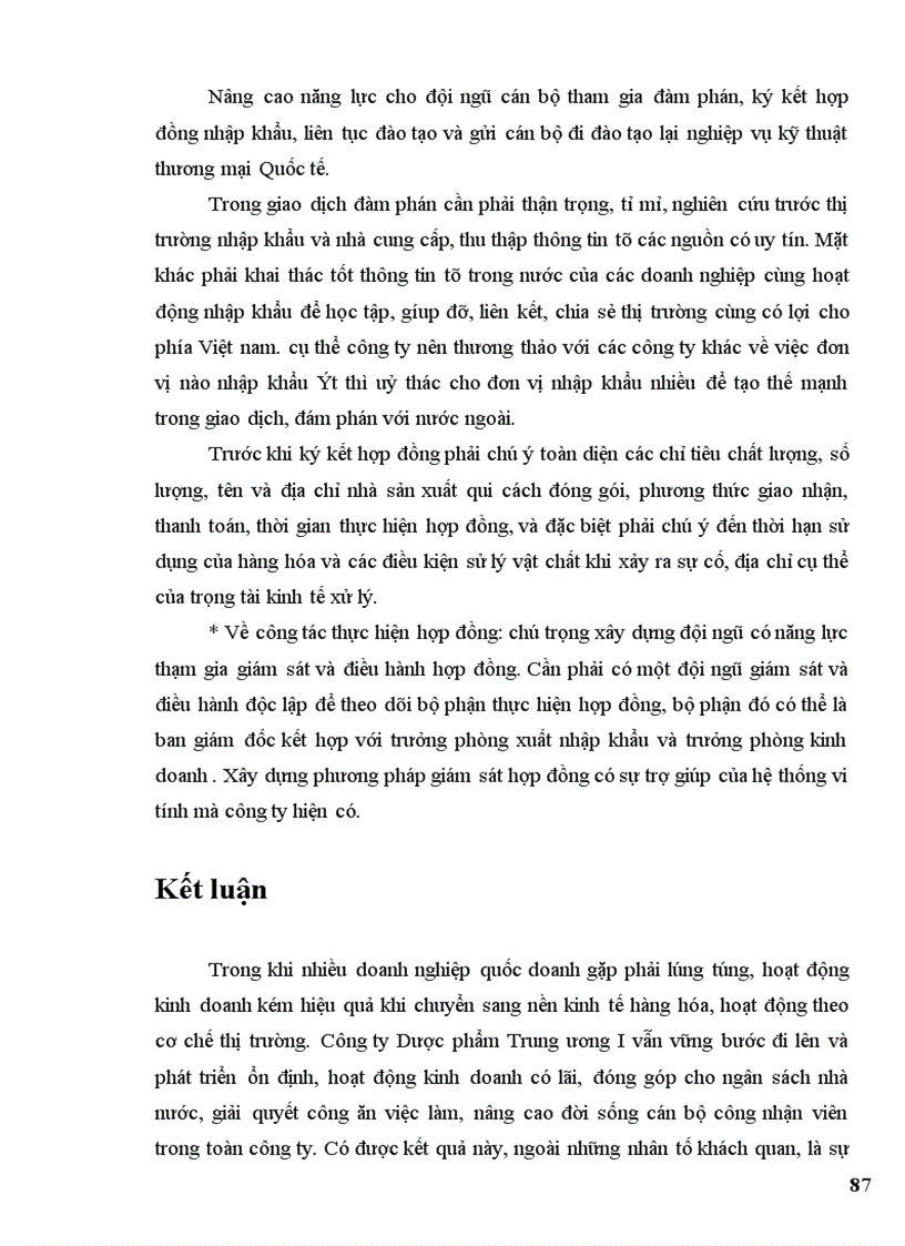 image for page Hoàn thiện việc ký kết và thực hiện hợp đồng nhập khẩu tại công ty Dược phẩm Trung ương I