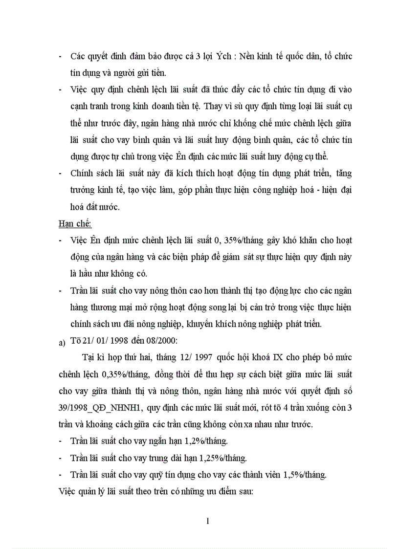 image for page Thực trạng chính sách lãi suất ở Việt Nam Giải pháp nhằm chuyển sang tự do hoá lãi suất