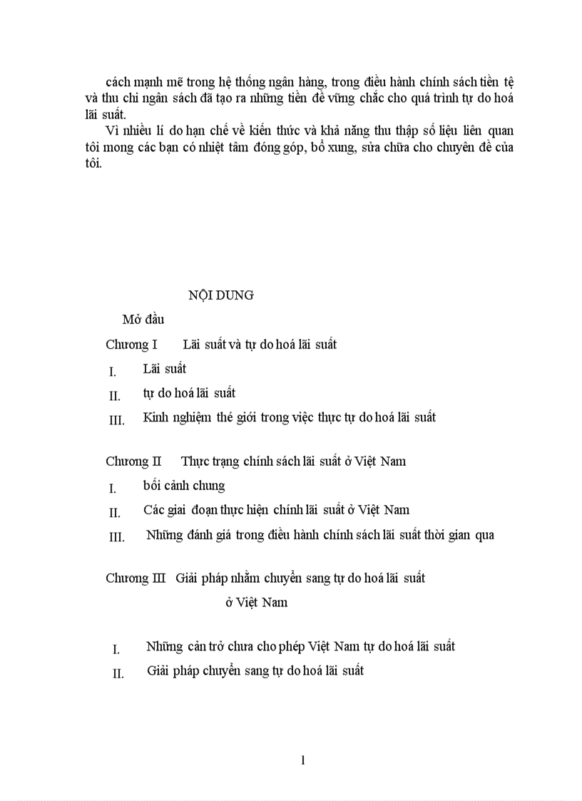 image for page Thực trạng chính sách lãi suất ở Việt Nam Giải pháp nhằm chuyển sang tự do hoá lãi suất