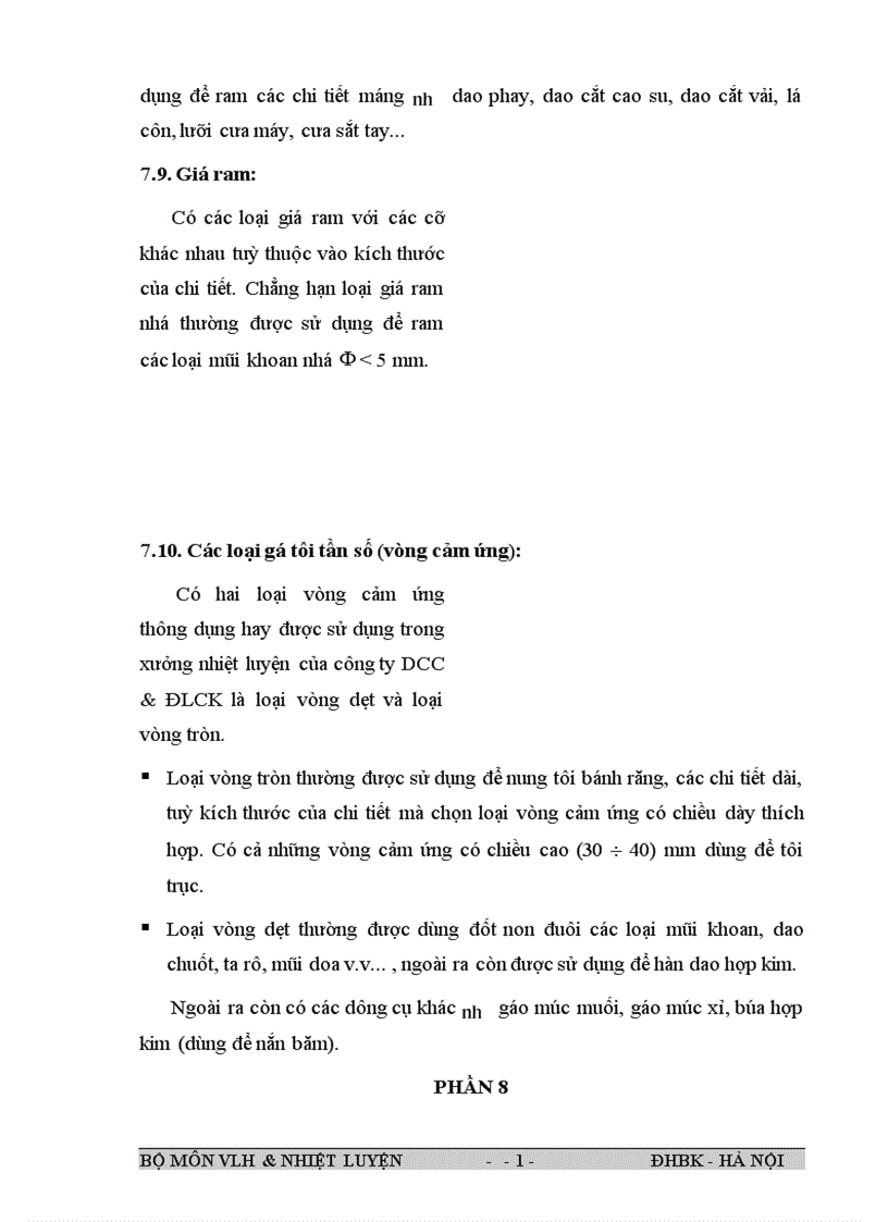 image for page Một số quy trình nhiệt luyện về công ty dụng cụ cắt và đo lường cơ khí