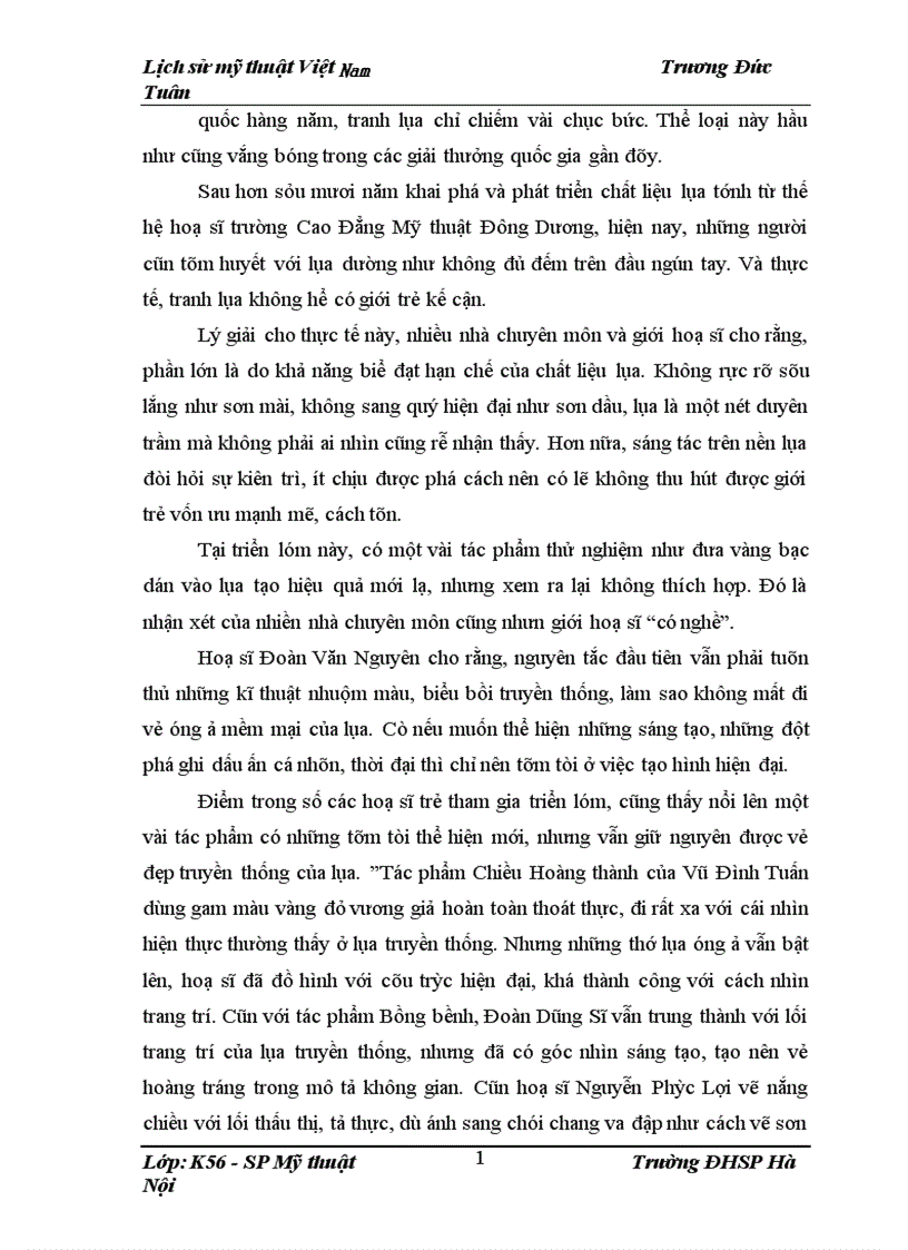 image for page Đặc điểm của chất liệu