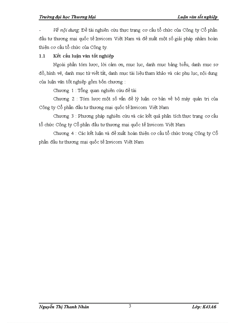 image for page Hoàn thiện cơ cấu tổ chức của Công ty Cổ phần đầu tư thương mại quốc tế Invicom Việt Nam 1