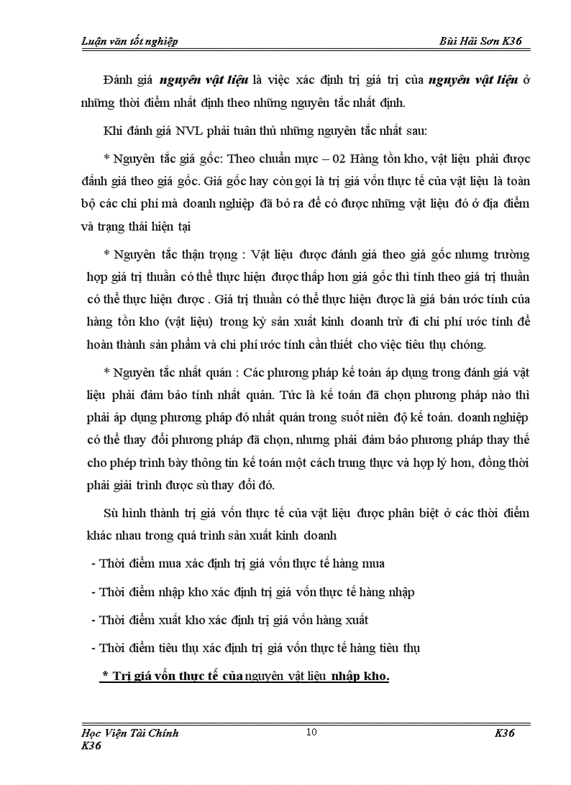 image for page Tổ chức công tác kế toán nguyên vật liệu ở công ty TNHH Khánh vân 1