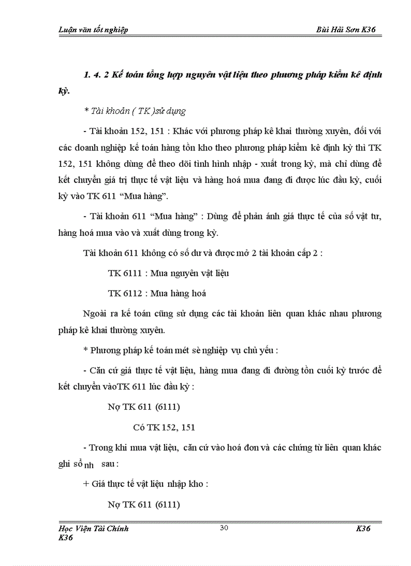 image for page Tổ chức công tác kế toán nguyên vật liệu ở công ty TNHH Khánh vân 1