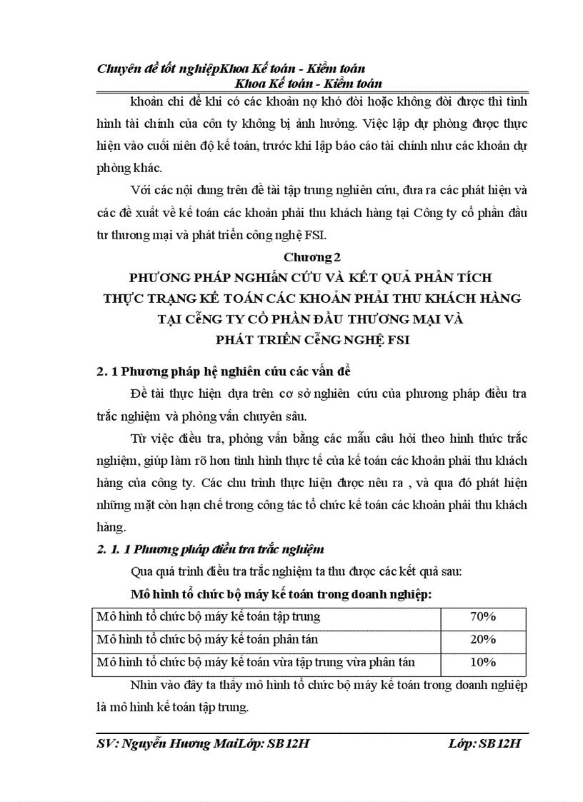 image for page Kế toán các khoản phải thu khách hàng tại Công ty Cổ phần đầu tư thương mại và phát triển công nghệ FSI 1