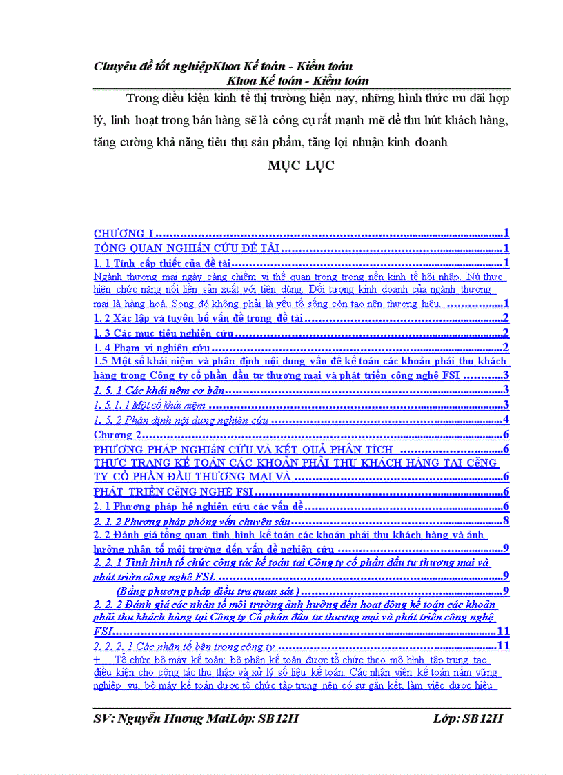 image for page Kế toán các khoản phải thu khách hàng tại Công ty Cổ phần đầu tư thương mại và phát triển công nghệ FSI 1