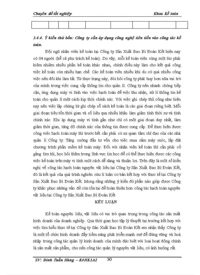 image for page Kế toán nguyên vật liệu để sản xuất sản phẩm bao bì tại Công ty sản xuất bao bì Đoàn Kết 1