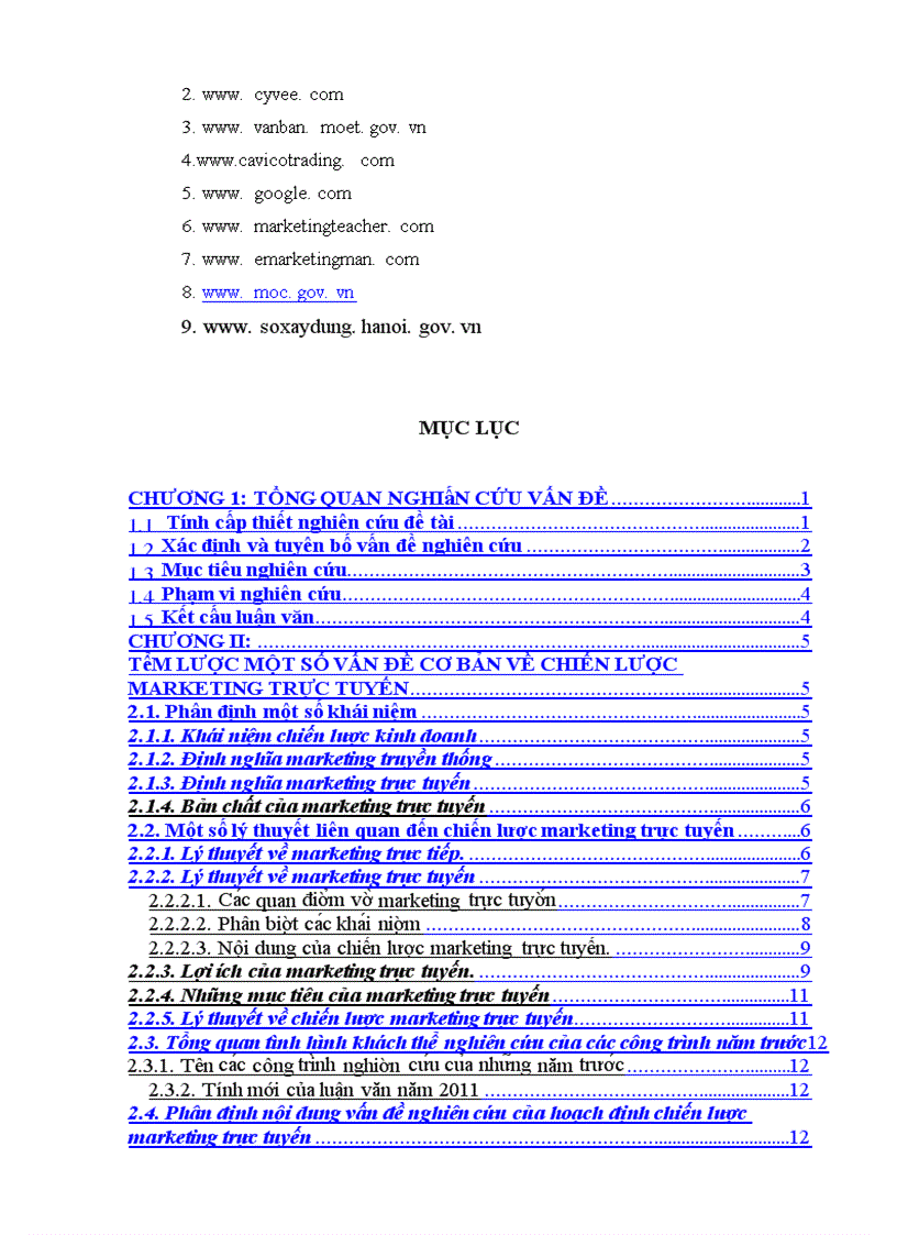 image for page Hoạch định chiến lược marketing trực tuyến cho website mayxaydung vn của công ty cổ phần phát triển máy xây dựng Việt Nam 1