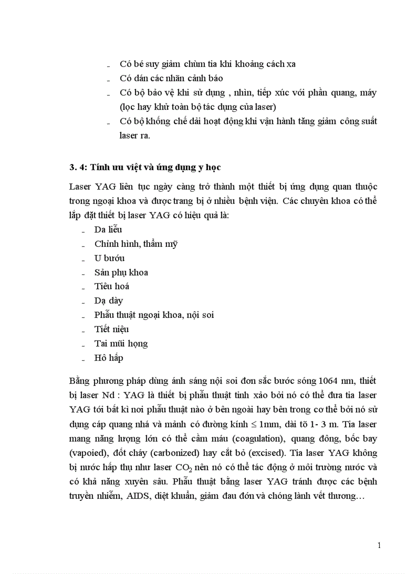 image for page Ứng dụng của laser trong y tế tìm hiểu một loại laser cụ thể là laser Nd YAG và thiết bị laser này trong y tế