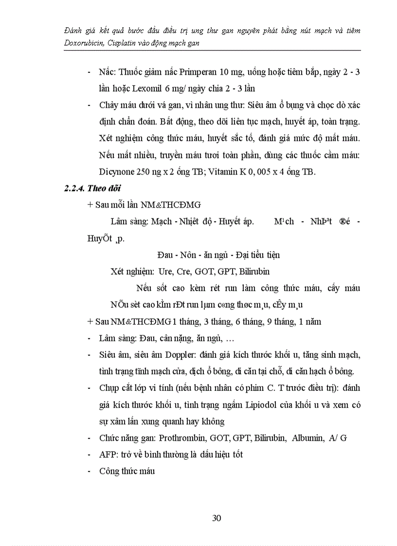 image for page Đánh giá kết quả bước đầu điều trị ung thư gan nguyên phát bằng nút mạch và tiêm Doxorubicin Cisplatin vào động mạch gan 1