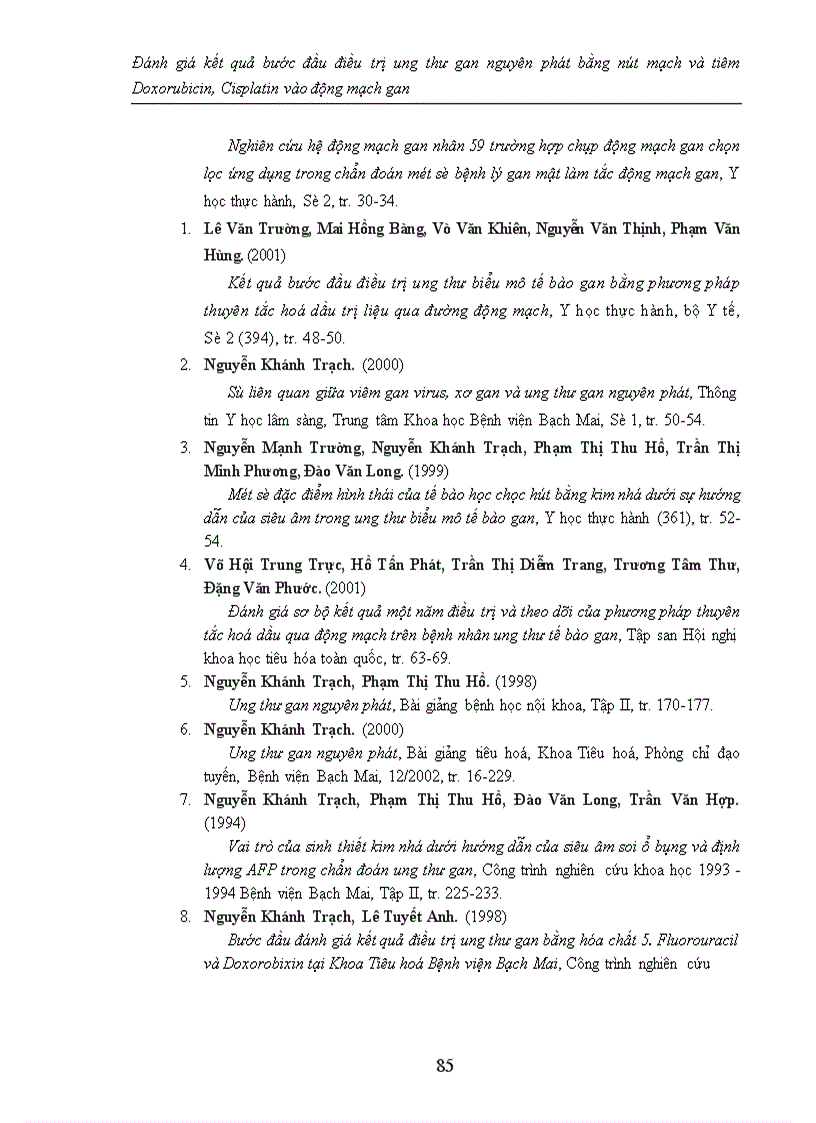 image for page Đánh giá kết quả bước đầu điều trị ung thư gan nguyên phát bằng nút mạch và tiêm Doxorubicin Cisplatin vào động mạch gan 1