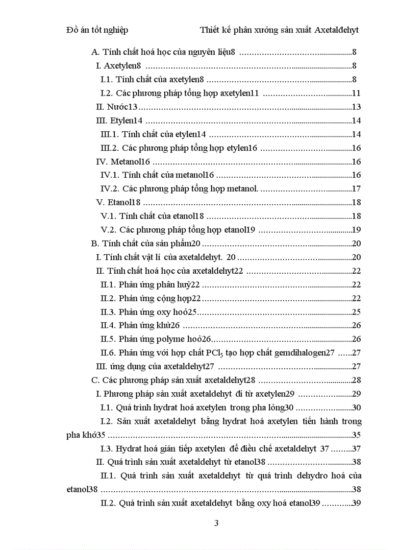 image for page Thiết kế phân xưởng sản xuất Axetaldehyt