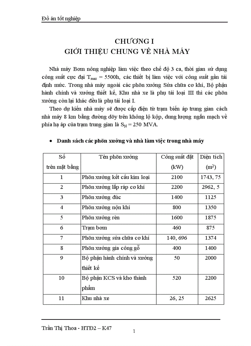 image for page Thiết kế mạng điện hạ áp cho phân xưởng sửa chữa cơ khí