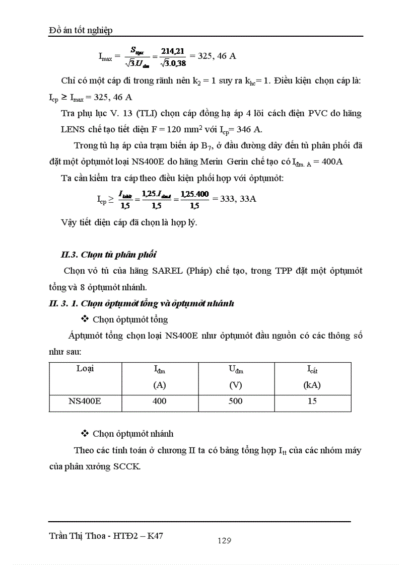 image for page Thiết kế mạng điện hạ áp cho phân xưởng sửa chữa cơ khí