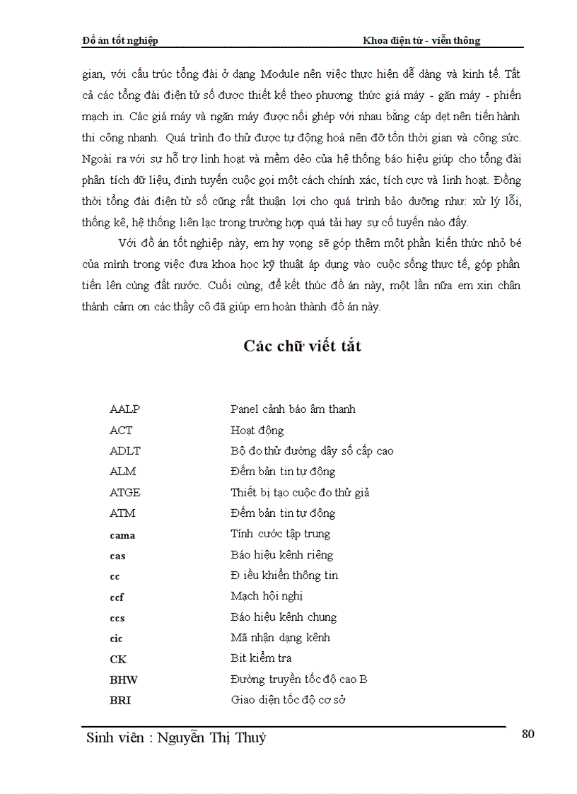 image for page Phân hệ chuyển mạch trong tổng đài điện tử số SPC